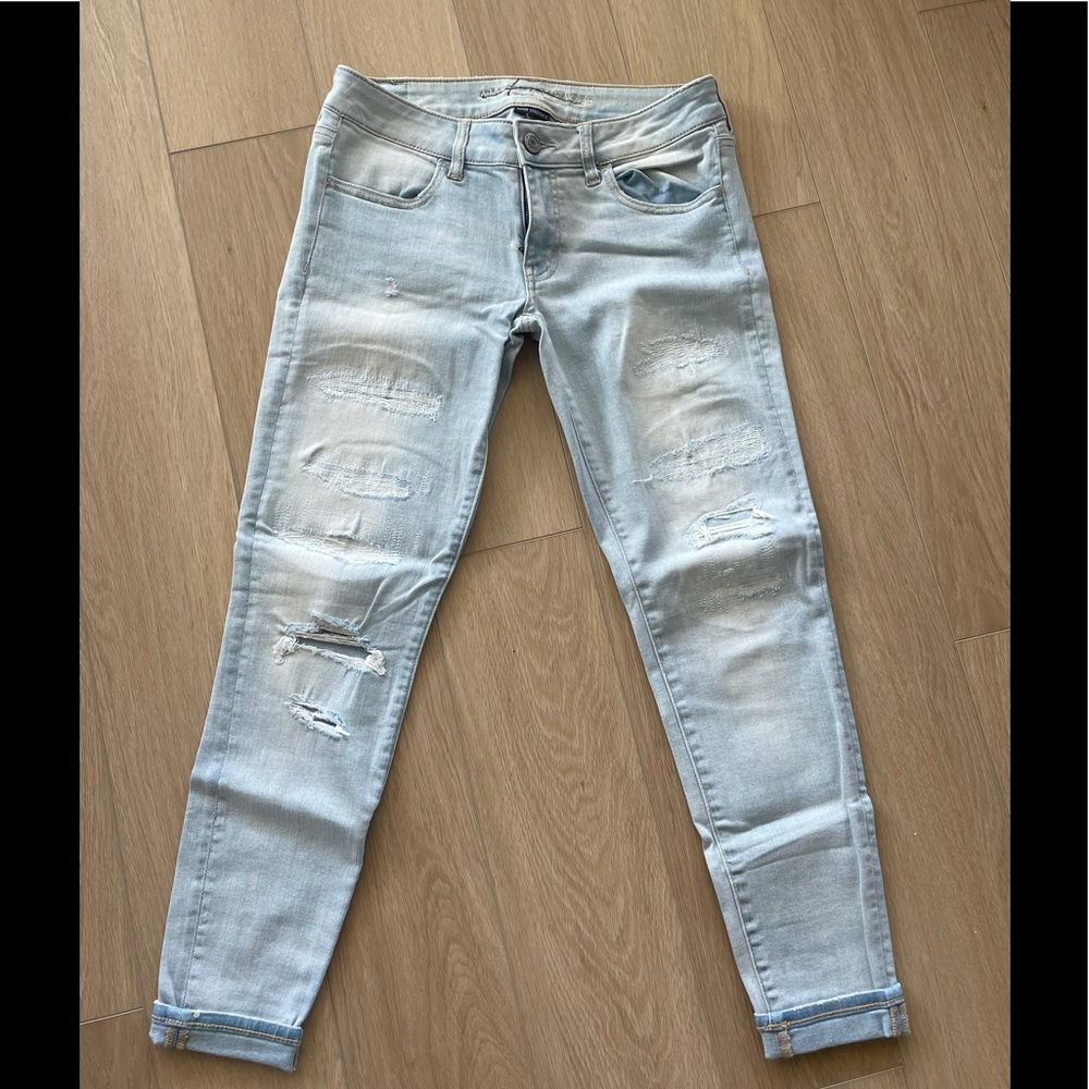 American Eagle “ripped” jeans